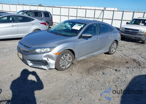 2017 Honda Civic Lx из США, поврежденный, VIN 19XFC2F52HE206844